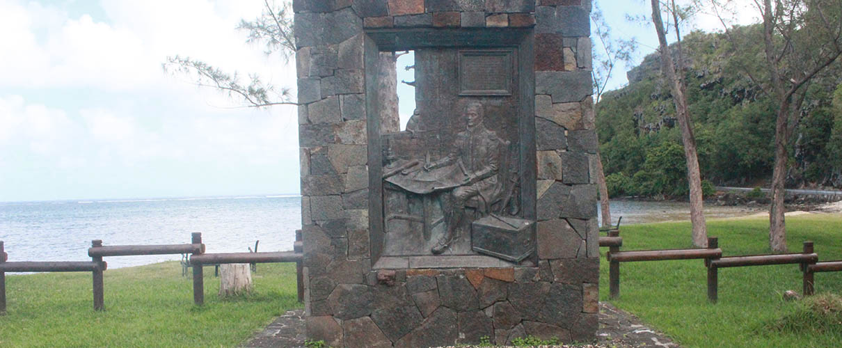Henrik Flinders monument Mauritius