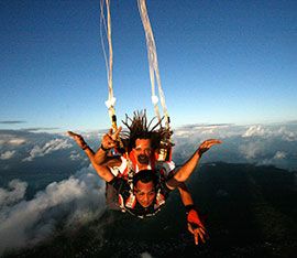 Skydive activities mauritius